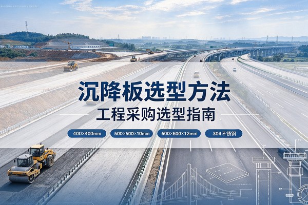 霍邱沉降板选择方法