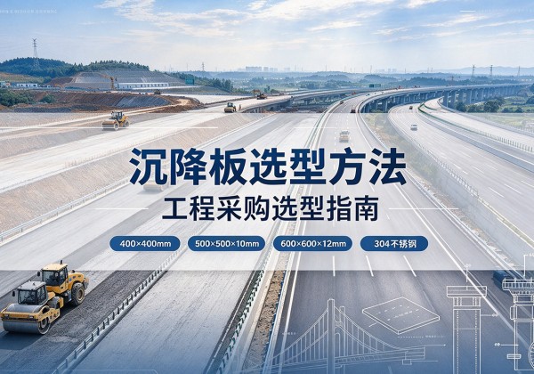 霍邱沉降板选择方法