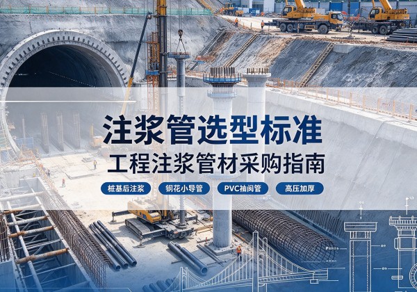 霍邱注浆管选型标准